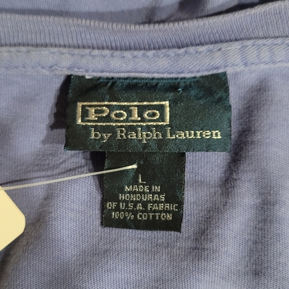 Vintage‎ Polo Ralph Lauren Distressed Cropped T Shirt - Picture 7 of 7